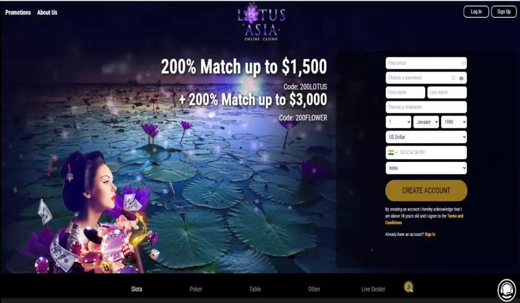 Lotus Asia Casino Review