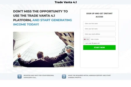 Trade Vanta 4.1 Crypto Trading Website